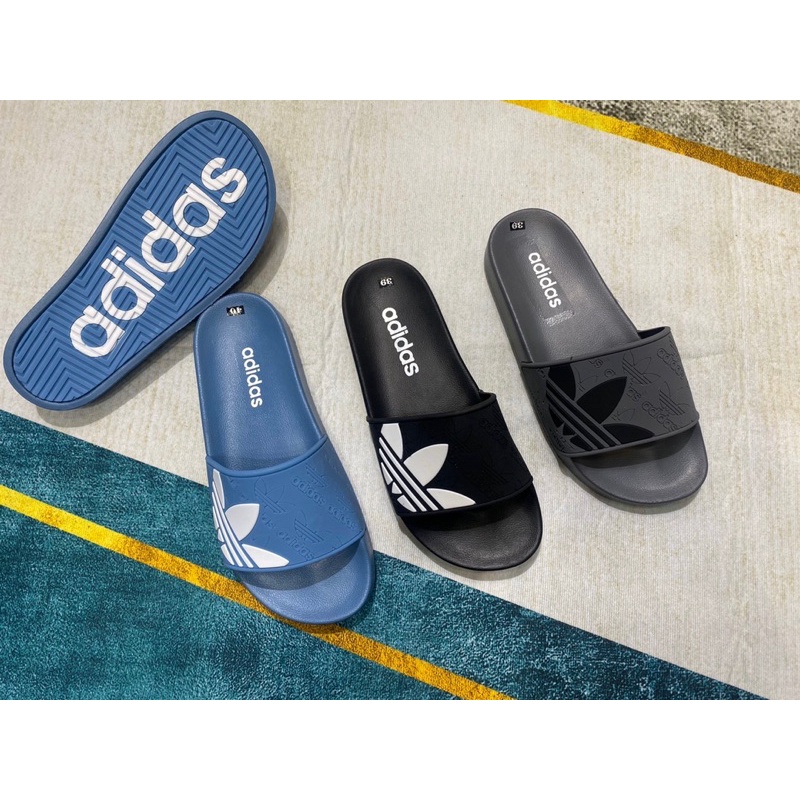 Dép adidas 3 sọc , dép lê quai ngang Das - dép lê thời trang dành cho nam