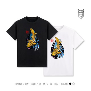 Áo Thun nam nữ in Cá chép vàng trẻ trung, áo thun cotton ngắn tay co dãn - GW Shop