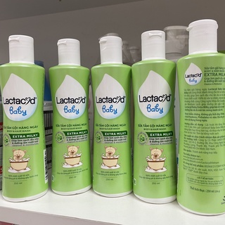 Sữa Tắm Gội Trẻ Em Lactacyd baby Milky Bảo Vệ, Nuôi Dưỡng Da và Tóc Bé 250ml ( mẫu mới )