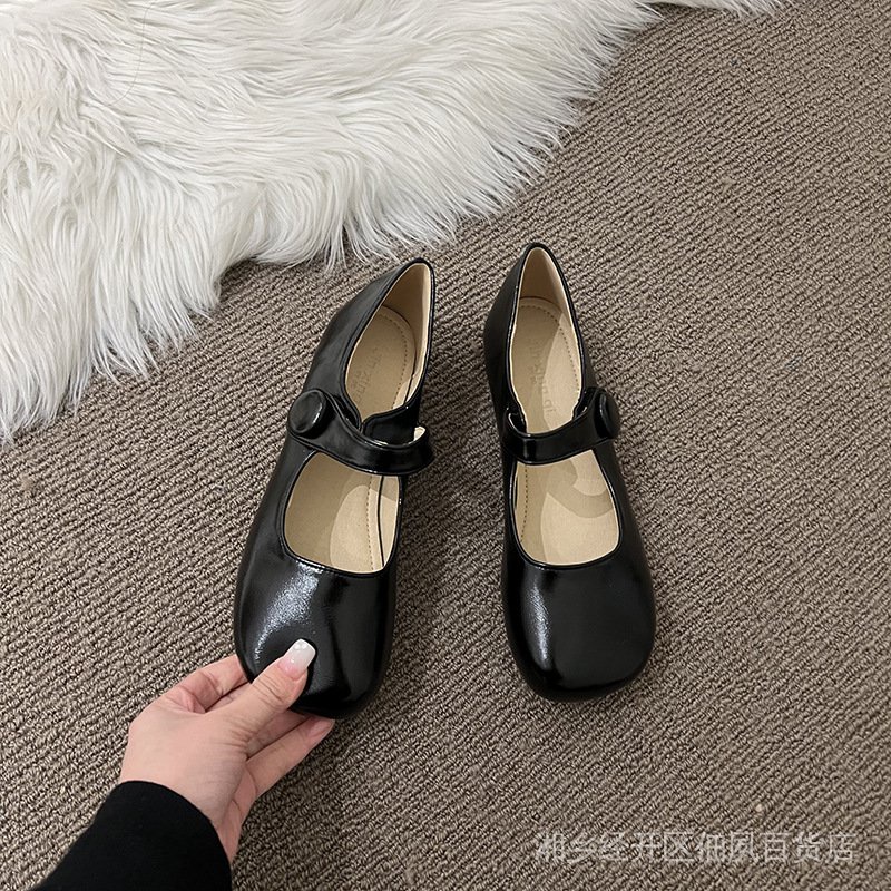 Giày Búp Bê Mary Jane Đế Bằng Thời Trang Mùa Xuân 2022 Phong Cách Mới Cho Nữ ZGE2