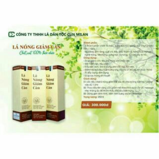 Mua 1tặng1 lá nóng giảm cân