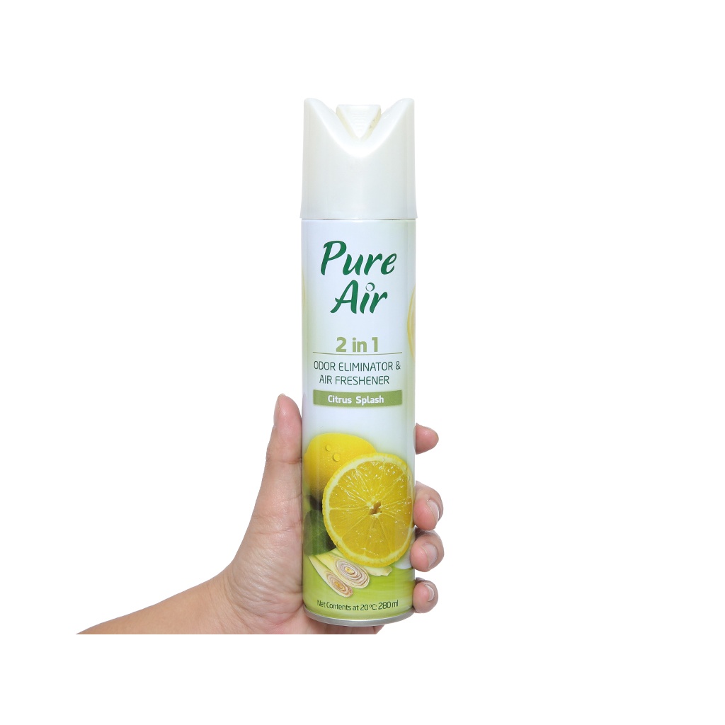 Nước hoa xịt phòng Pure Air 280ml hương nước hoa khử mùi, thơm phòng, dễ chịu - HT268