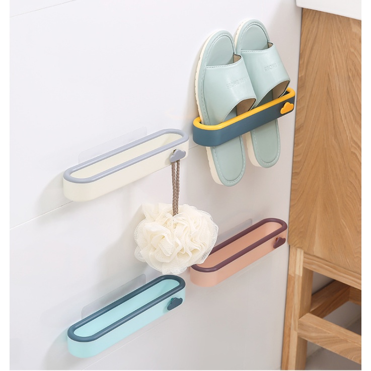 GIÁ ĐỂ DÉP, TREO KHĂN, TREO ĐỒ ĐA NĂNG DÁN TƯỜNG BIBI 79