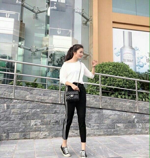 QUẦN LEGGING 2 SỌC THỂ THAO