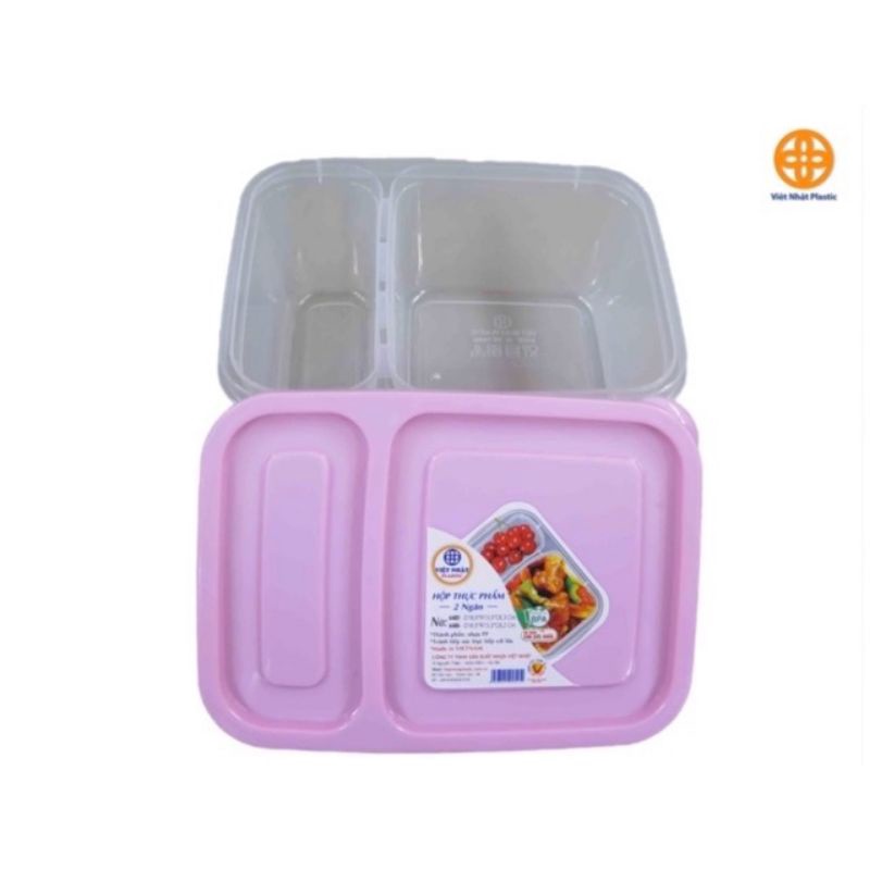 Hộp thực phẩm 2 ngăn cao cấp hàng Việt nhật