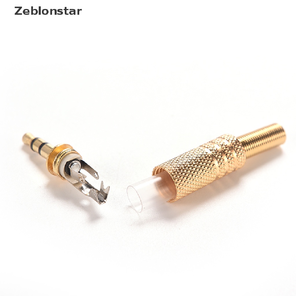1 Giắc Cắm Âm Thanh TRS Mạ Vàng 3.5mm 1 / 8 &quot;Chất Lượng Cao (s)