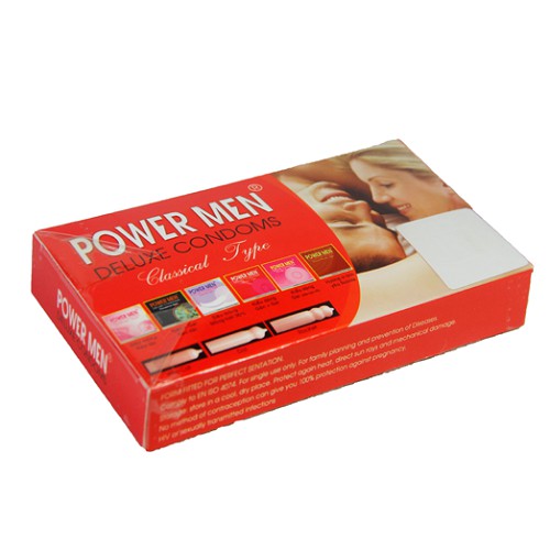 Bao cao su power men Gia Đình hộp 12 chiếc - [Siêu Rẻ]