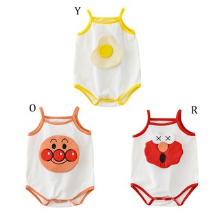 Jumpsuit Sát Nách Chất Cotton Cho Bé