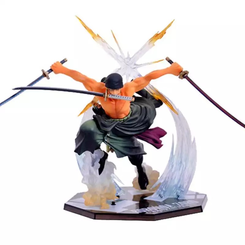 21CM ONE PIECE Roronoa Zoro Santōryū PVC Mô hình làm bằng tay Action Figures Toys Đồ chơi hành động Quà tặng đồ chơi trẻ