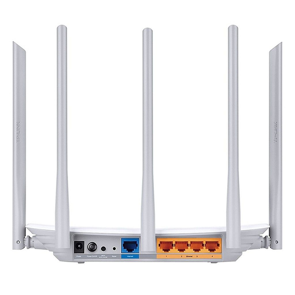 Bộ Phát Wifi TPLink Archer C60 AC1350 - Router Wifi Băng Tần Kép 5 Ăngten - Hàng Chính Hãng bảo hành 24 tháng