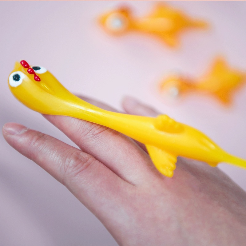 Đồ chơi bắn gà FONKEN bằng cao su co giãn sử dụng ngón tay độc đáo dành cho trẻ em