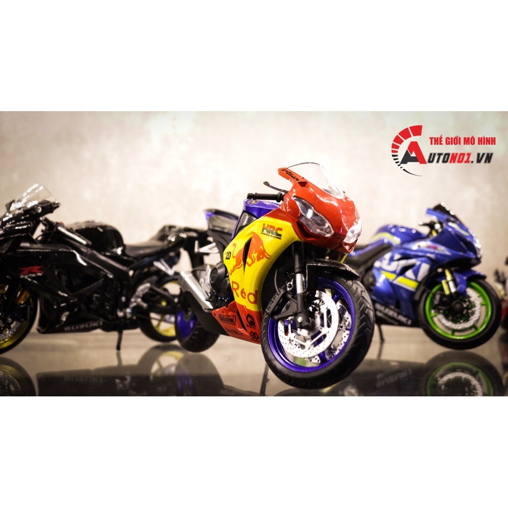 MÔ HÌNH XE ĐỘ HONDA CBR 1000RR CUSTOM REDBULL 1:12 JOYCITY D030