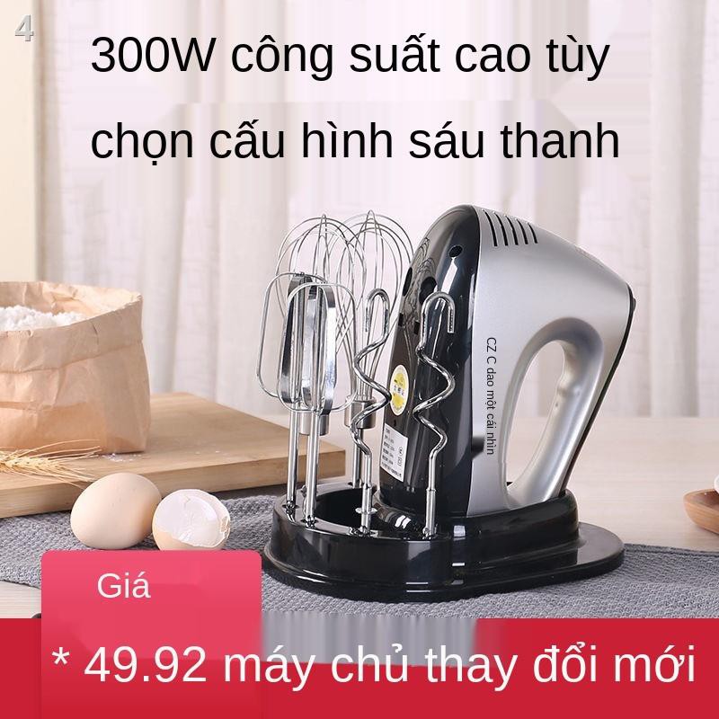 Máy đánh trứng gia dụng điện cầm tay tự động kem trắng cụ nướng bánh công suất lớn Whisperer mini