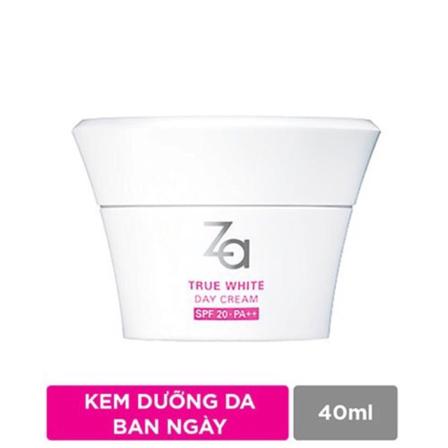 Kem Dưỡng Trắng sáng và đều màu Da Ban Ngày ZA True White Ex 40g