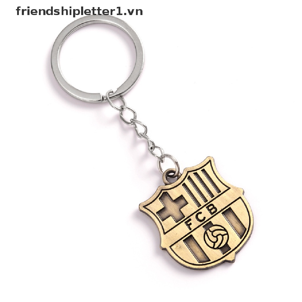 1pcs Móc Khóa Kim Loại Hình Logo Câu Lạc Bộ Bóng Đá / Bóng Đá Cho Fan Hâm Mộ