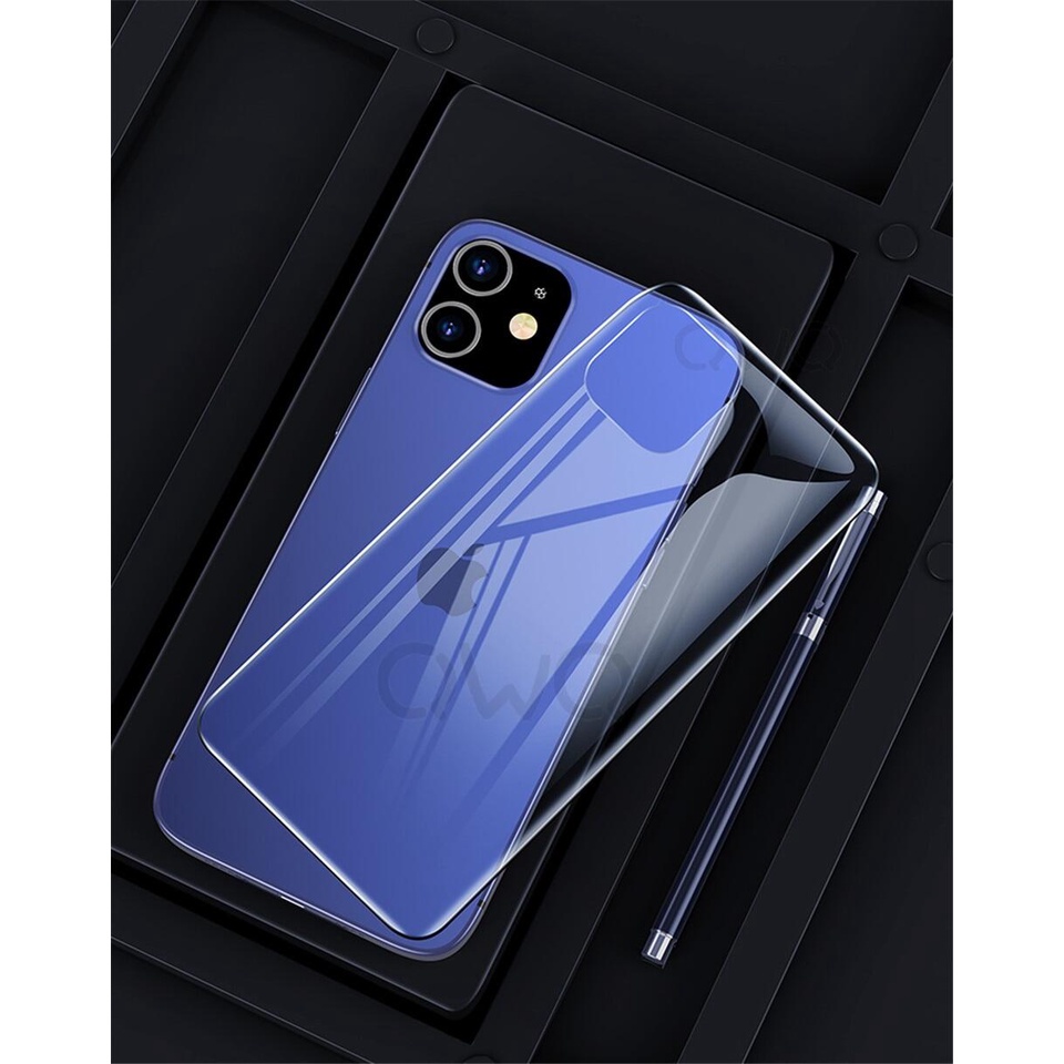 Bộ 2 Miếng Phim Hydrogel 500D Dán Mặt Trước + Sau Cho iPhone 11 12 13 Pro MAX 7 8 6s 6 Plus SE 2020 XR X XS 11 12 Pro MAX 12 13 Kính
