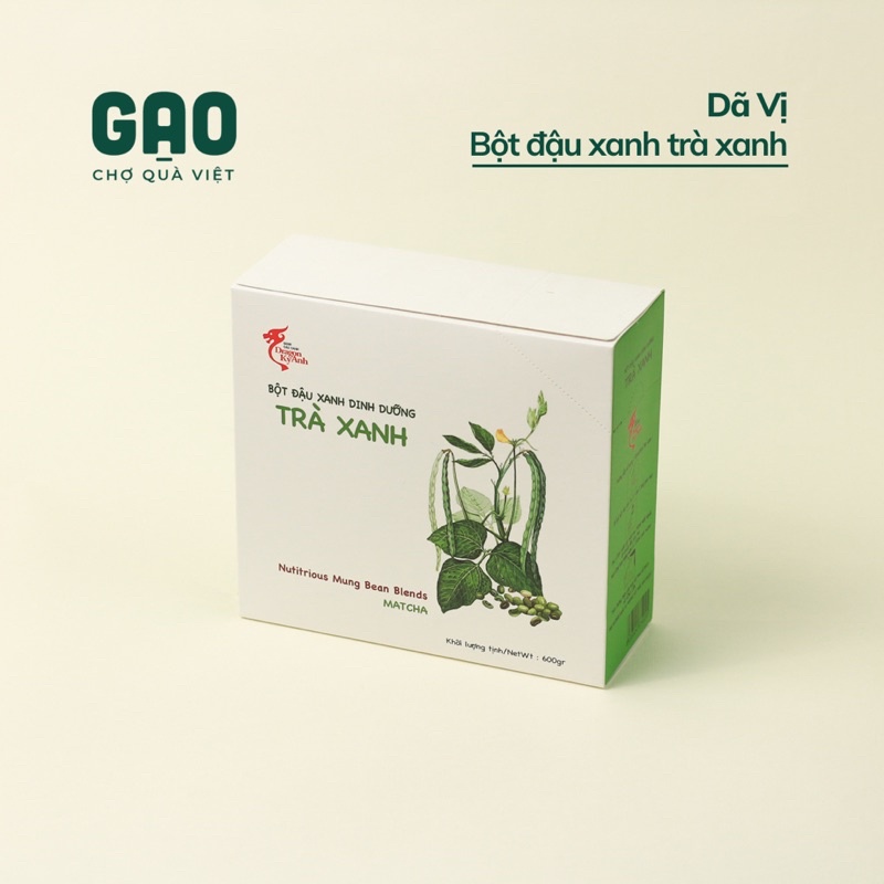 Bột đậu xanh dinh dưỡng - Rồng Vàng Kỳ Anh - Hộp 500g