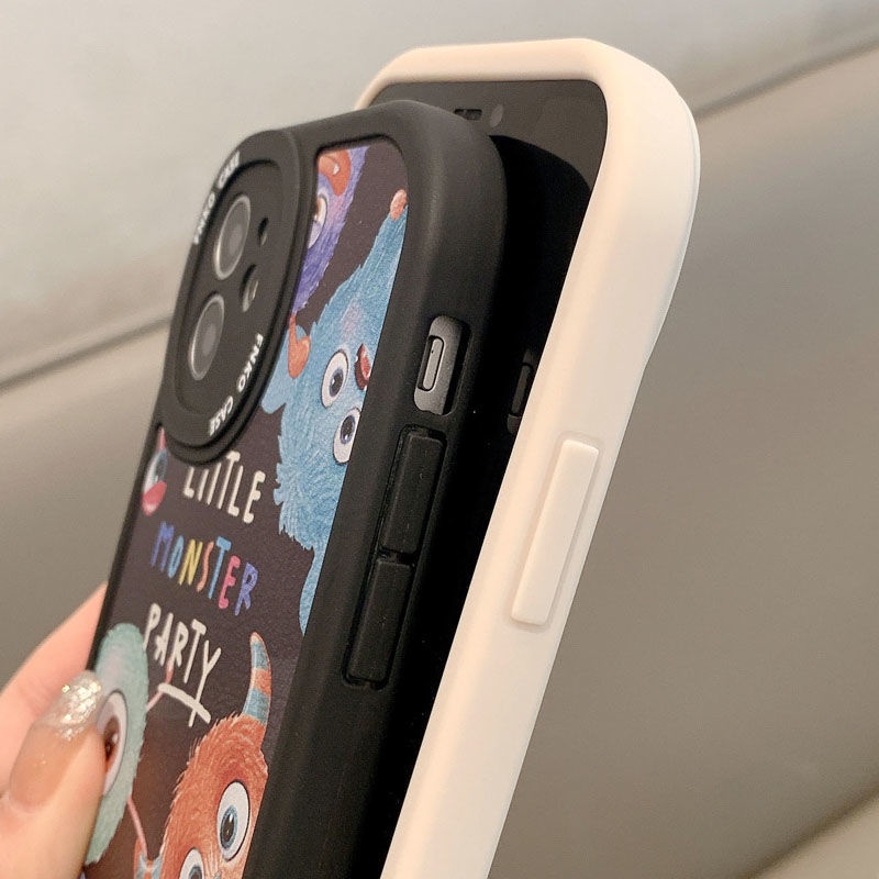 Ốp Điện Thoại Họa Tiết Quái Vật Hoạt Hình Cho IPhone 12 13 11 Pro Max X Xs Max Xr 7 8 Plus Xgs1