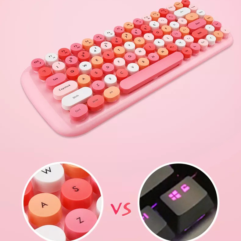 Bàn Phím MoFii Candy Kèm Chuột Ko Không Dây Kết Nối Bluetooth Với ĐT Máy Tính Bàn Pc Bảng Tablet Giá Rẻ