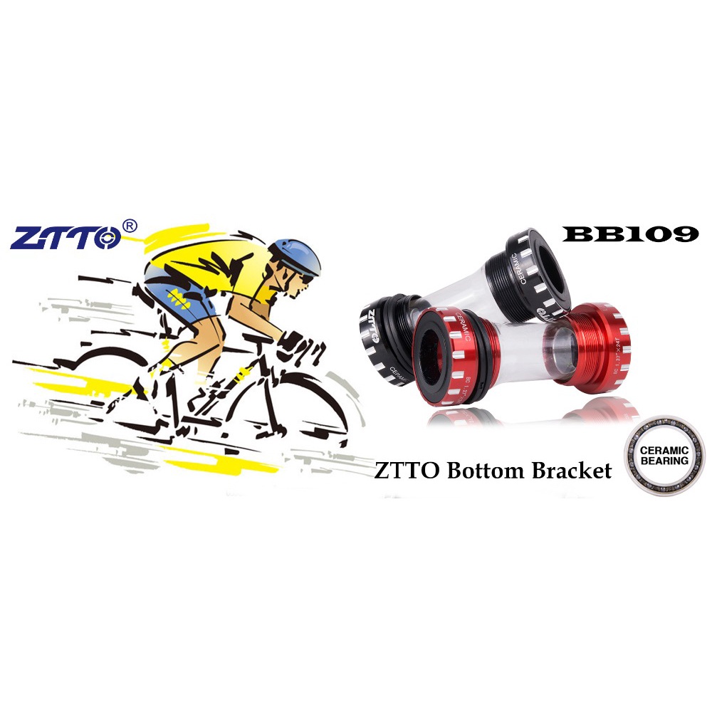 Vòng bi lỗ trung tâm trục dưới ZTTO BB109 cho xe đạp BSA68 73 BSA MTB 24mm 22mm GXP m8000 BB BBR60