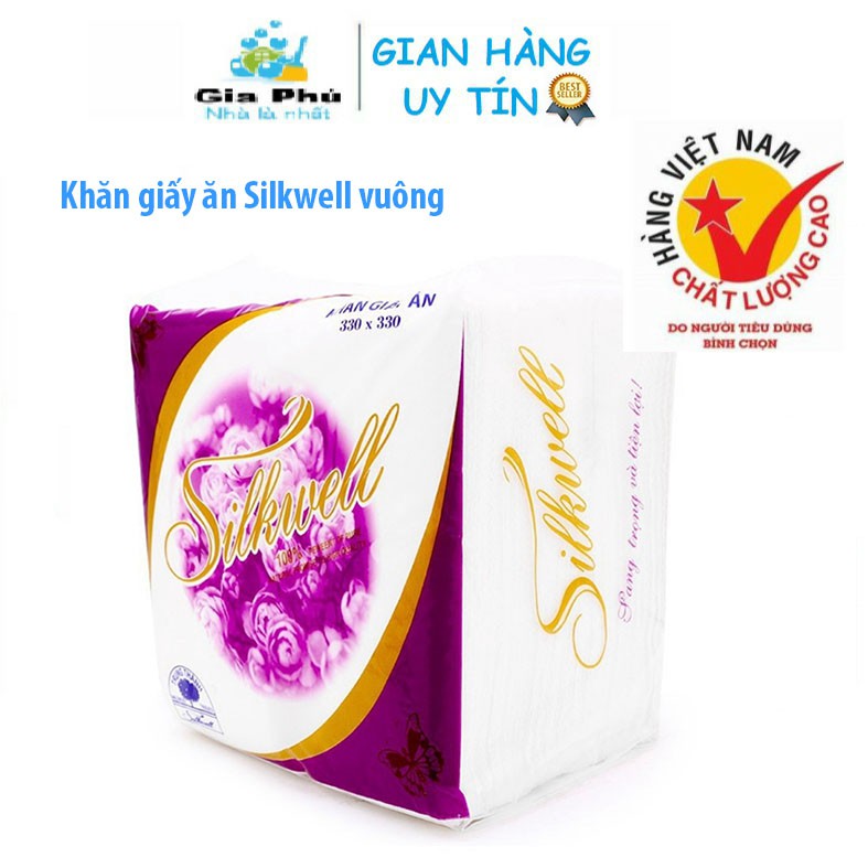 Khăn giấy ăn vuông Silkwell