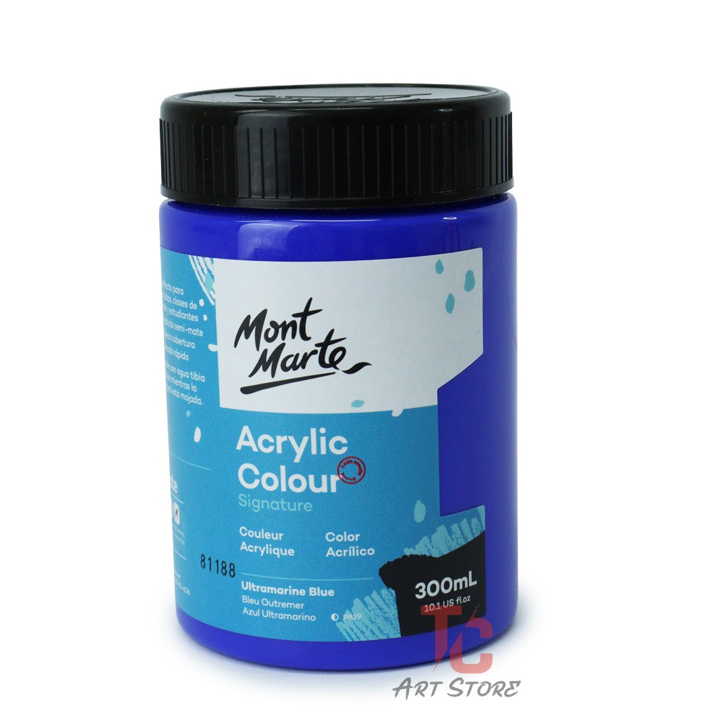 Màu Acrylic Mont Marte Signature 300ml FULL MÀU – Vẽ Trên Mọi Chất Liệu