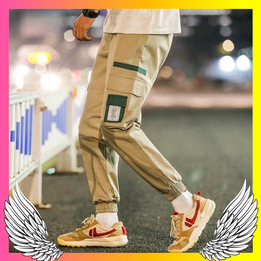 𝐌𝐚̂̃𝐮 𝐇𝐨𝐭 QUẦN KAKI JOGGER TÚI HỘP XANH VỚI CHẤT KAKI MỊN (mới ra lò) | BigBuy360 - bigbuy360.vn