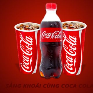 Lốc 6 chai coca 390ml