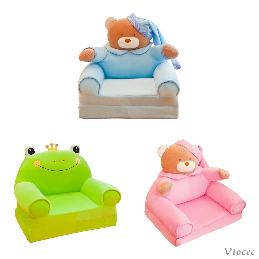 Bọc ghế bành gấp gọn thay thế chất vải nhung mềm mại hình dạng con vật dành cho trẻ em