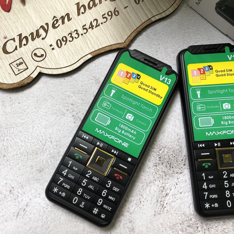 Điện Thoại Maxfone V13 4sim giống N7000 mỏng gọn đẹp mắt