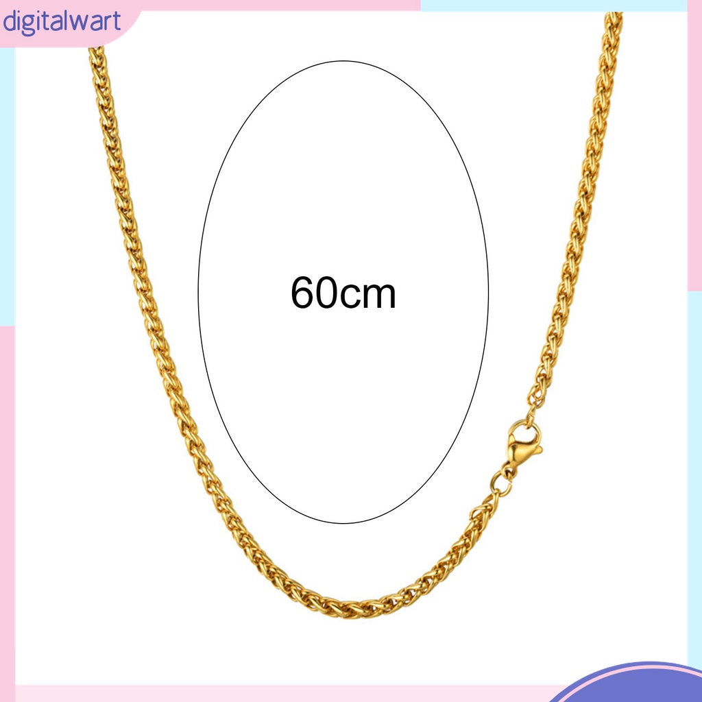 Vòng cổ Kỹ Thuật Số 60cm Màu Sắc Vàng Kim Unisex Dễ Phối Đồ