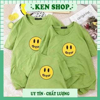Áo gia đình thun cotton in drew