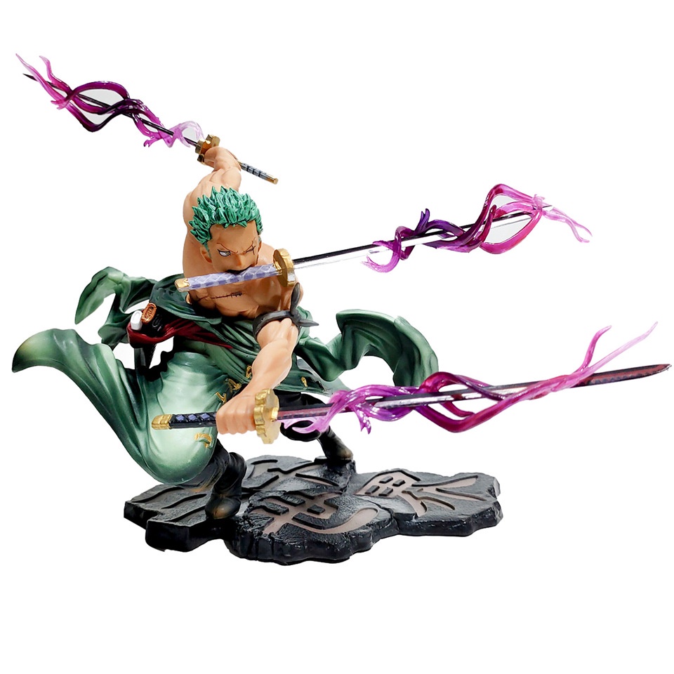 MÔ HÌNH One Piece Zoro 3000 thế giới có 2 đầu 3 vòng hắc kiếm cao 21cm nặng 800gram bản cao cấp , figure mô hình anmie