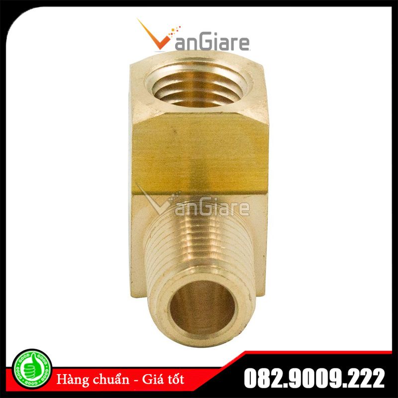 Tê xéo thau - 3 ngã ren trong ren ngoài thau 9.6mm 13mm 17mm