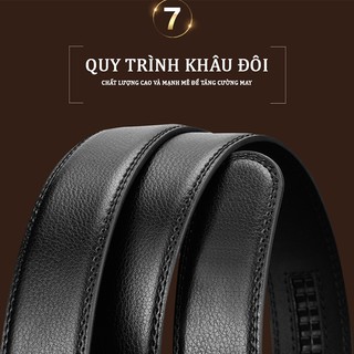 Thắt lưng da nam khóa tự động