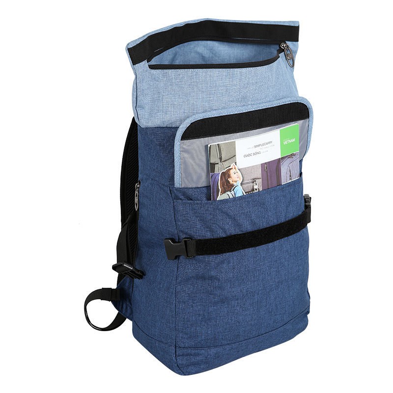 Balo Hàn Quốc Easyopen 3 màu L.Navy/Blue