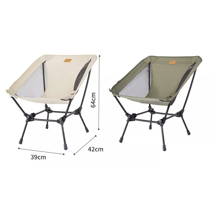 Ghế gấp dã ngoại 4 chân chắc chắn Naturehike NH21JU009 YL13 tùy chỉnh độ cao
