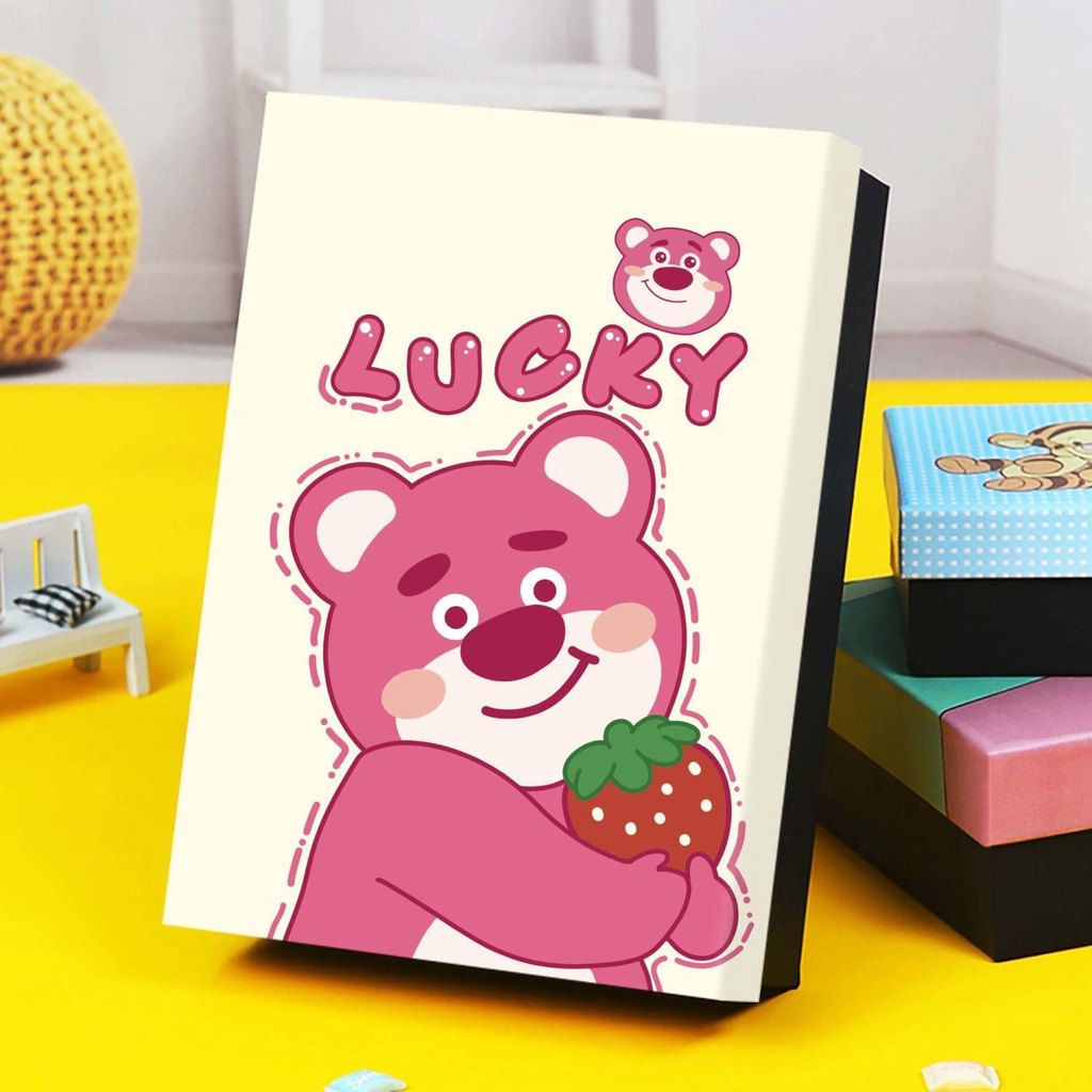 Hộp Quà Tặng Đựng Quần Áo / Giày Dép Hình Chú Gấu / Dâu Tây Dễ Thương