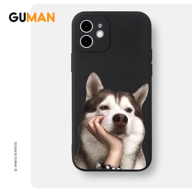Ốp lưng GUMAN mềm ngộ nghĩnh cặp đôi dễ thương đẹp cho iPhone 14 13 12 11 Pro Max SE 2020 X XR XS 8 7 ip 6S 6 Plus kute XYB613