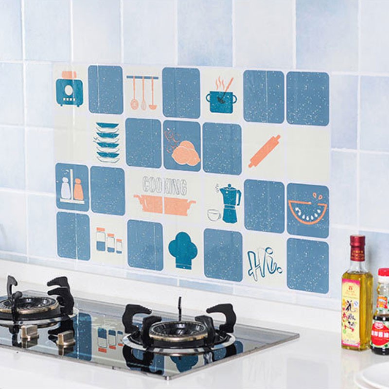 Giấy Dán Tường Nhà Bếp Chống Dầu Mỡ Giấy Dán Tường Chống Thấm Nước