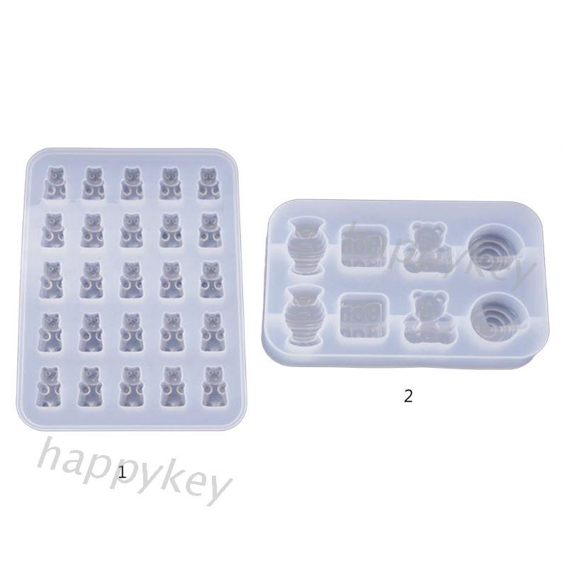 Khuôn Silicone Tạo Hình Gấu Chuyên Dụng Làm Kẹo Trang Sức