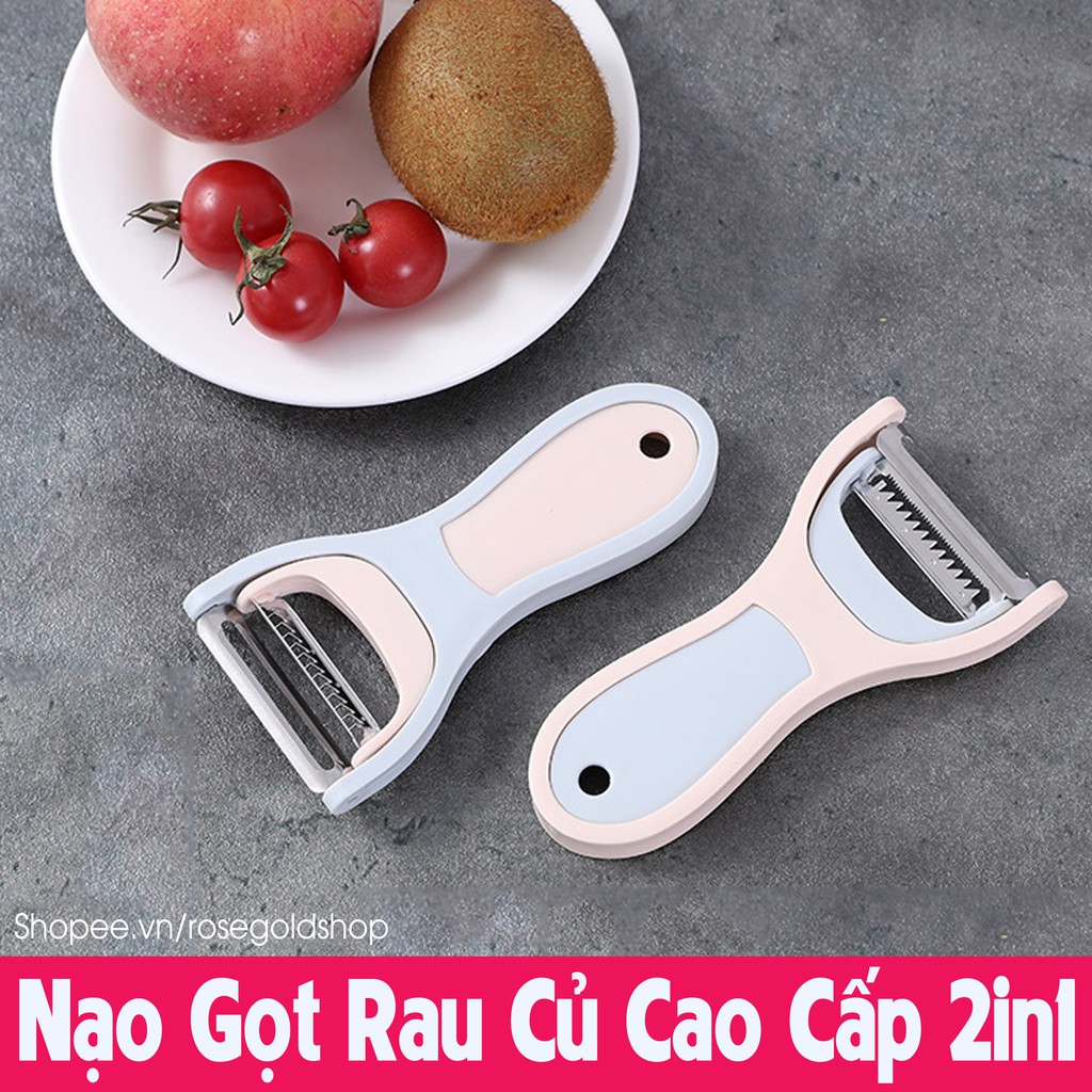 Dụng Cụ Nạo Gọt Củ Quả Đa Năng 2 Trong 1