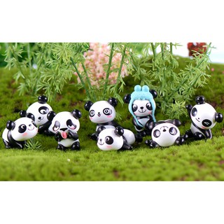 Gấu trúc panda mini cực yêu trang trí tiểu cảnh - phụ kiện terrarium - phụ kiện trang trí tiểu cảnh - quà tặng