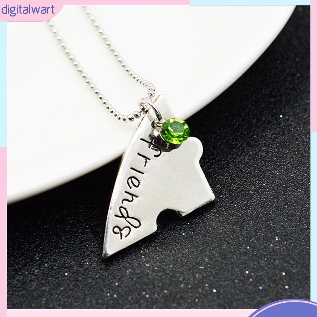 Set 4 Dây Chuyền Mặt Kim Loại Ghép Hình Khắc Chữ Best Friend Forever And Ever