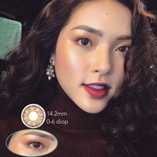 <LENS HERA> có độ & 0 độ TEA GRAY - TEA BROWN