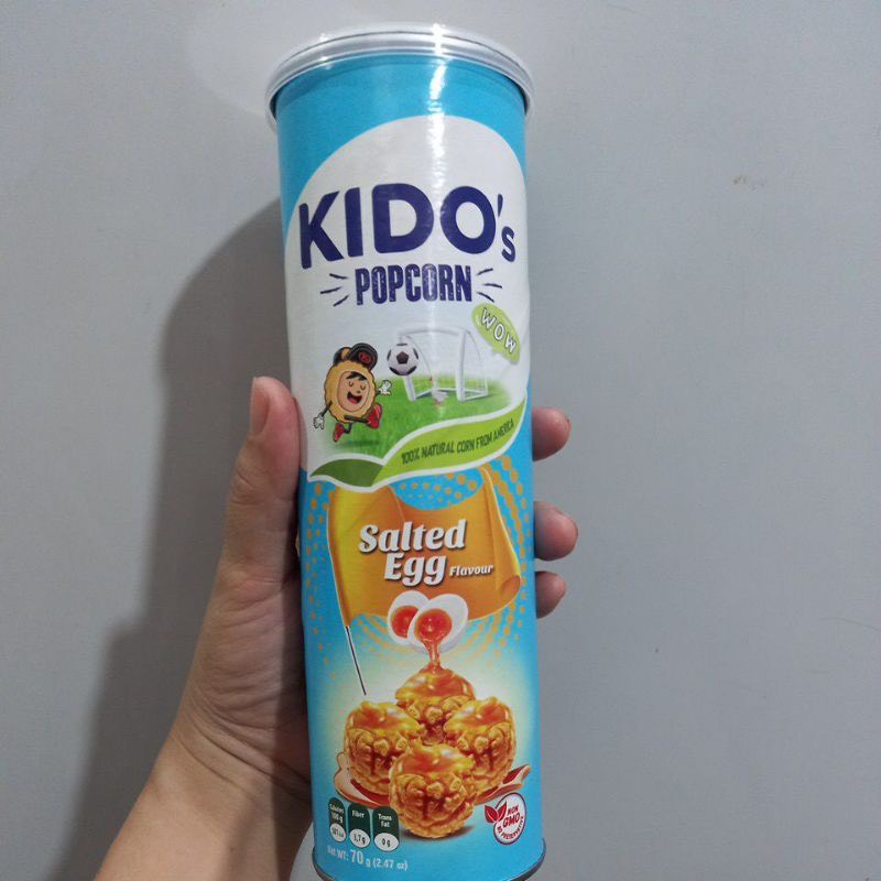 Snack bắp rang Kido 70g/lon