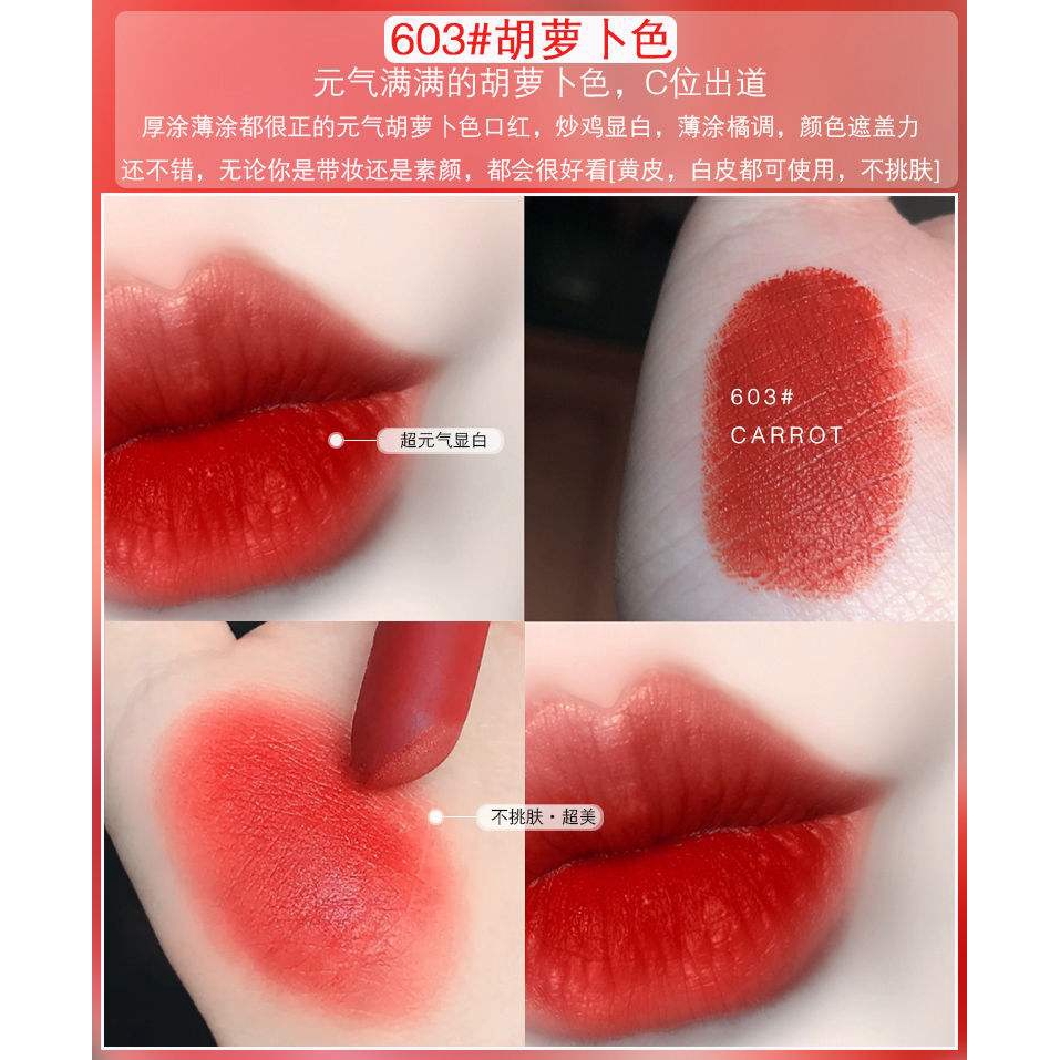 [Hàng mới về] Son Môi Nhung Lì Không Làm Khô Môi 8 Màu Tùy Chọn | BigBuy360 - bigbuy360.vn