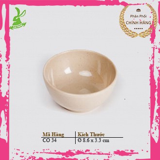 Chén Chấm CO 34 Màu Nâu Nhựa Melamine Cao Cấp Fataco Việt Nam