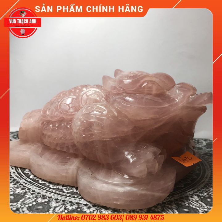 [HOT] Thiềm thừ phong thủy đá hồng cực đẹp 1,72kg