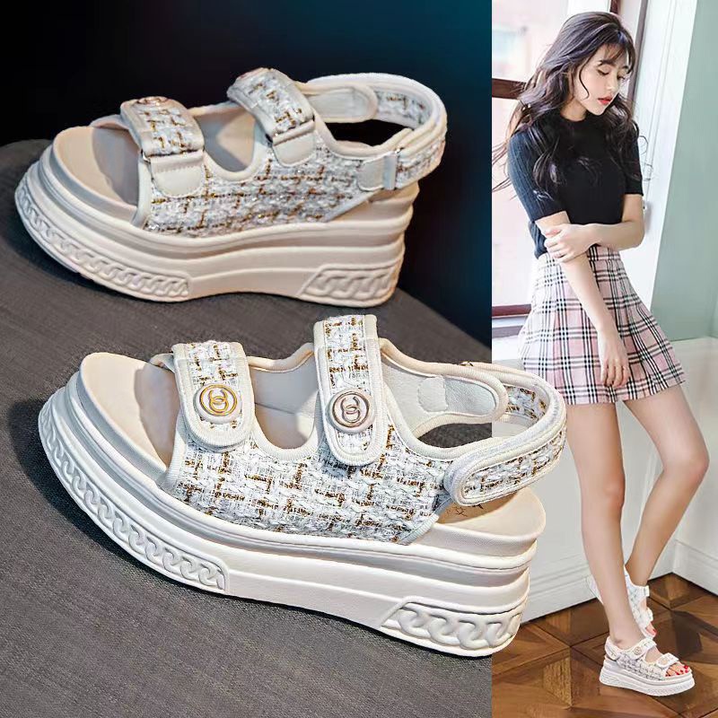 Dép Sandal Đế Dày Chống Trượt Thời Trang Mùa Hè Dành Cho Nữ